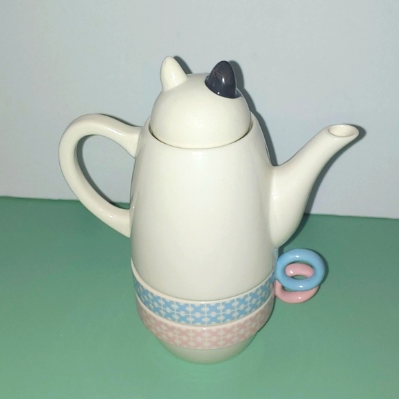 Tea For Two French Bull Stackable Tea-set by Shinzi Katoh - Picture 16 of 16